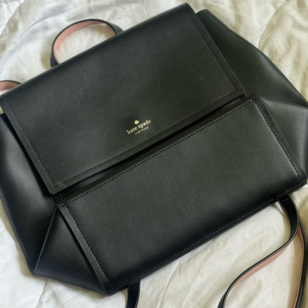 Kate Spade Black Leather Satchel